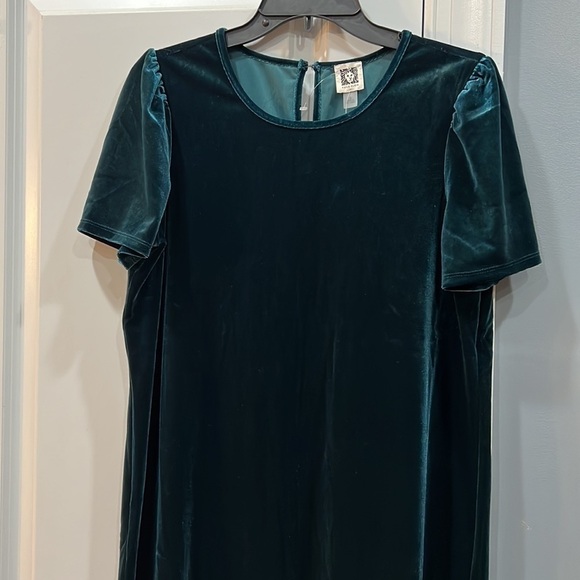 ANNEKLEIN VELVET DRESS EMERALD - Picture 2 of 8